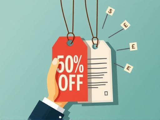 Discount tag 20% off financial audit